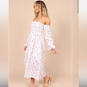Long sleeve midi dress - Ditsy Floral